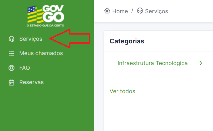 Passo 1: Criar um Chamado