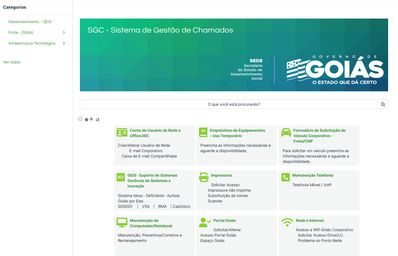 Passo 2: Preencher os Detalhes do Chamado